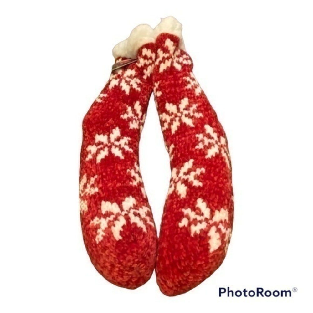 Women’s Cuddl Duds Sherpa lined Loung socks